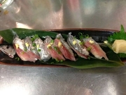 新秋刀魚の握り寿司です